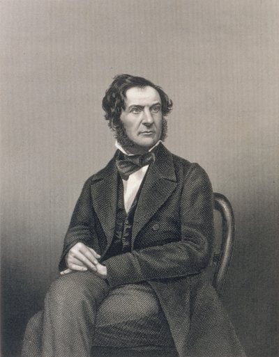 William Ewart Gladstone (1809-98), graviert von D.J. Pound nach einem Foto von John Jabez Edwin Paisley Mayall